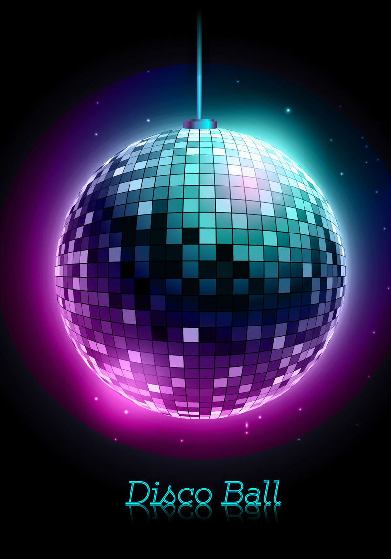 Disco lights vecteur mat¨¦riel balle ¨¦blouissement