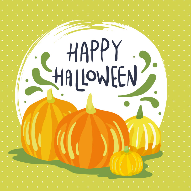 Peinte Halloween mat¨¦riel vecteur de citrouille