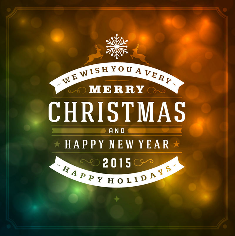 Rve vecteur matriel Noël et Nouvel An WordArt
