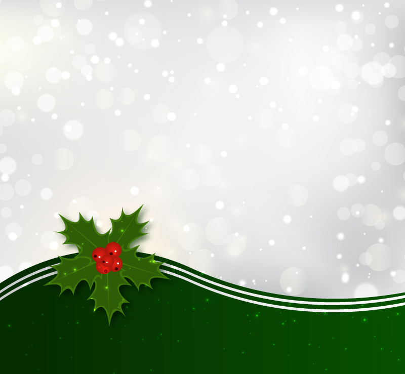Mistletoe courbe de mat¨¦riel de d¨¦coration fond vectoriel