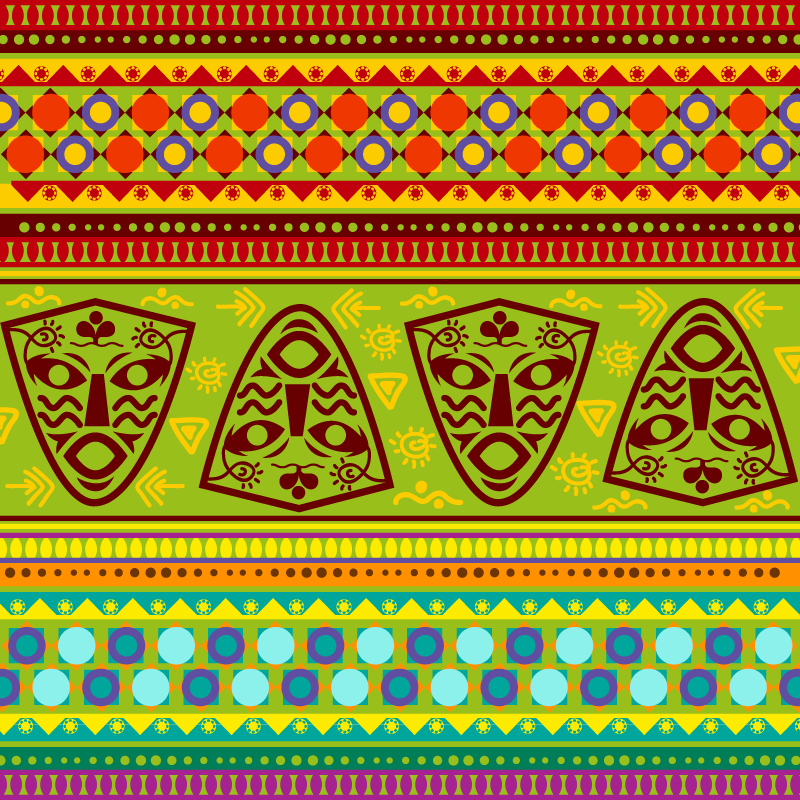 Mod¨¨le national mat¨¦riel cr¨¦atif fond vecteur africaine