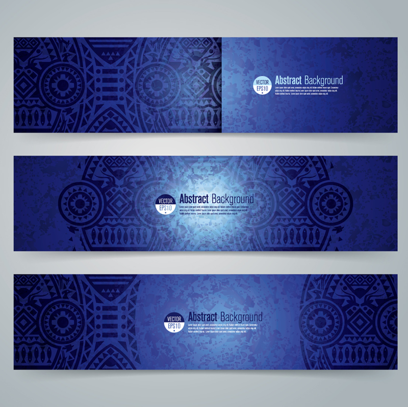 3 bannire bleue de vent nationale vecteur matriel motif
