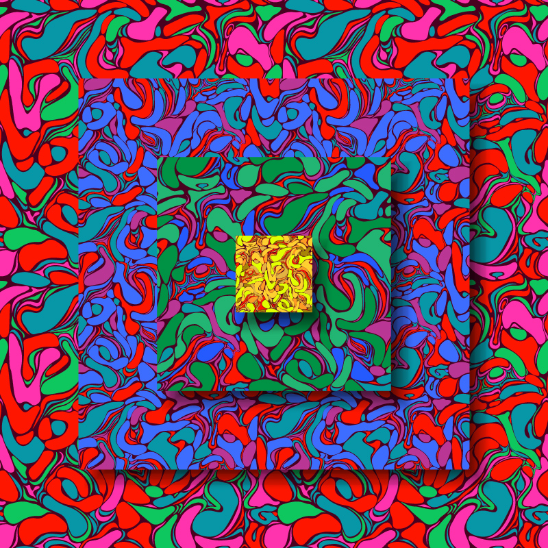 Peinture fond Layered mat¨¦riau de vecteur de motif