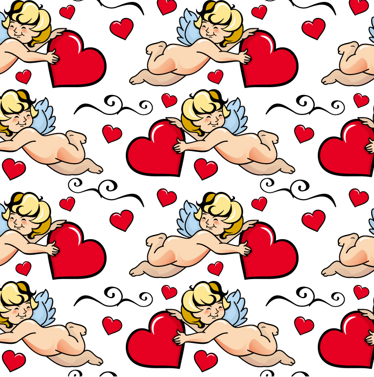 Aimer Ange attente seamless background vecteur mat¨¦riel