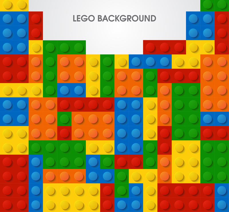 Lego mat¨¦riau fond vecteur Creative