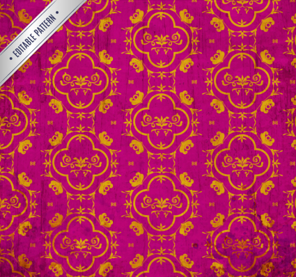 Bottom Rose motif or mat¨¦riau fond vectoriel