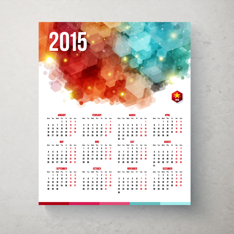 2015 R¨ºve mati¨¨re civile hexagonale vectoriel