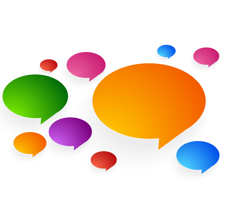 Couleur langue bulles seamless background vecteur mat¨¦riel