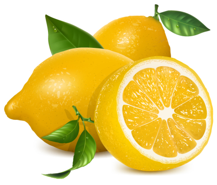 Vecteur mat¨¦riel jaune citron frais