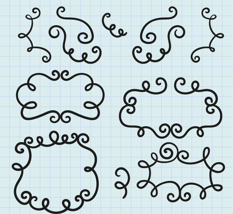 12 ligne noire vecteur mat¨¦riel motif