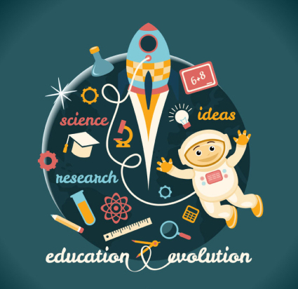 Creative Education vecteur mat¨¦riel illustrateur