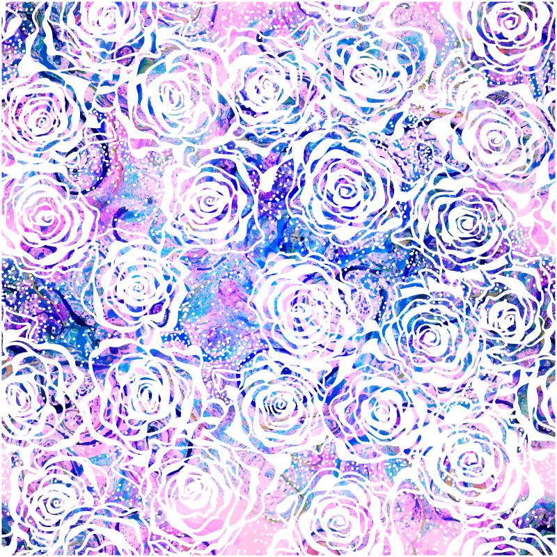 Roses blanches seamless vecteur de fond
