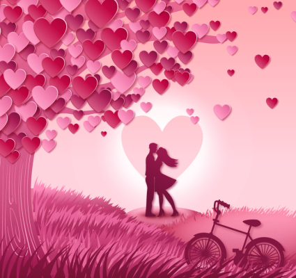 les arbres vecteurs et mati¨¨res amour