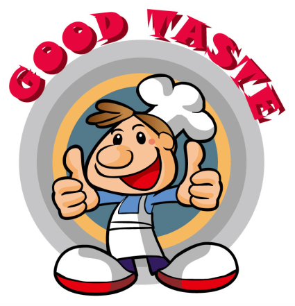 Cartoon chef de mat¨¦riel logo vectoriel