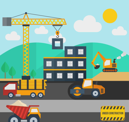 Cartoon Vector construction mat¨¦rielle des sites