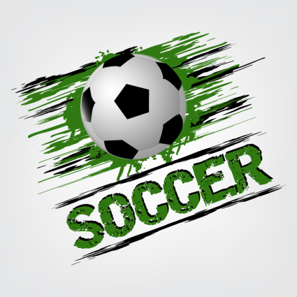 Vecteur de football dynamique de cr¨¦ation