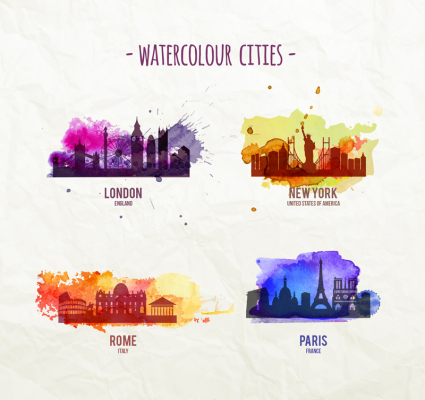 Dessin 4 Design urbain Vector
