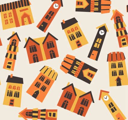 Logement Creative fond seamless