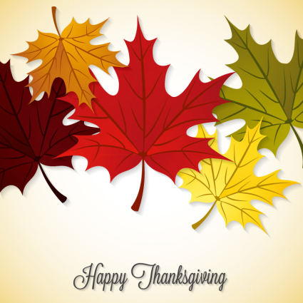 Érable de l'automne Thanksgiving laisse vecteur mat¨¦riel