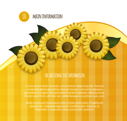 Jaune tournesol mat¨¦riau vecteur de fond