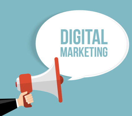 Marketing Digital affaires illustrateur vecteur mat¨¦riel