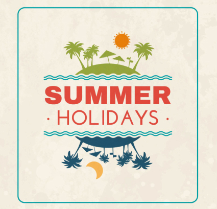 Affiches mat¨¦riel vecteur de vacances d'¨¦t¨¦ frais