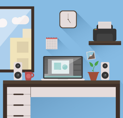 Studio Tidy vecteur mat¨¦riel illustrateur