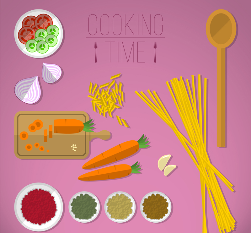 12 cuisine cr¨¦ative ¨¦l¨¦ment mat¨¦riel vecteur