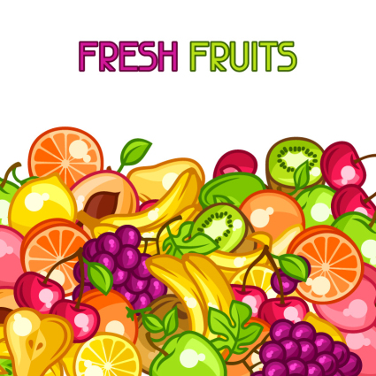 D¨¦licieux fruits frais vecteur mat¨¦riel