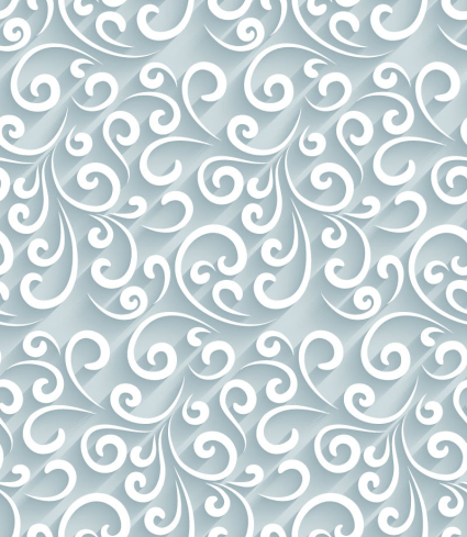 Blanc boucle motif de fond seamless