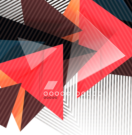 Mode triangle vecteur de fond empil¨¦s