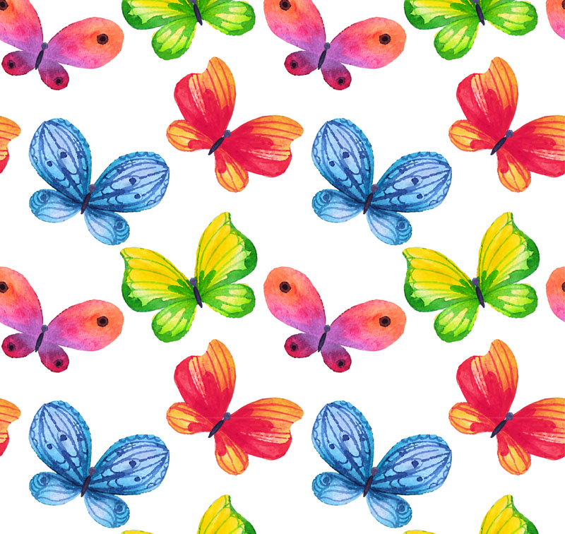 Aquarelle Papillon fond transparent vecteur mat¨¦riel