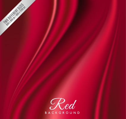 Rouge vecteur mat¨¦riel de soie de fond