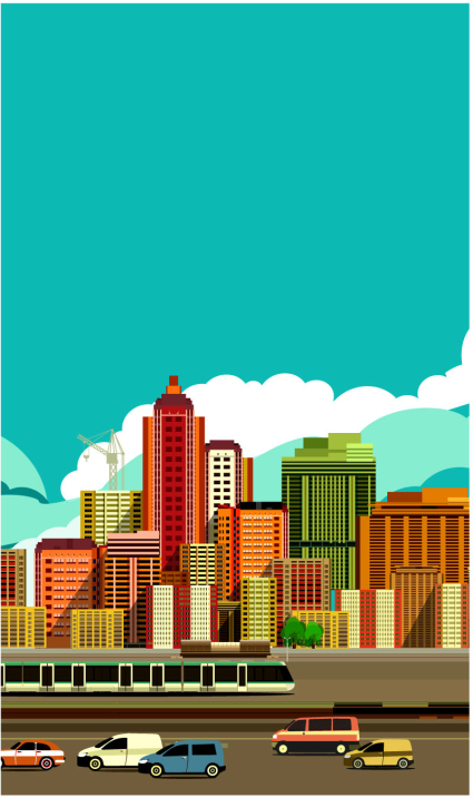 la couleur de l'architecture urbaine illustration vector documentation