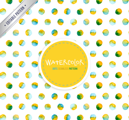 Couleur, aquarelle, pointill¨¦, points, seamless, fond, vecteur