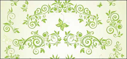 Green Butterfly vecteur modle europen matriel
