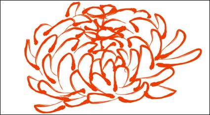 vecteur forme Chrysanthemum