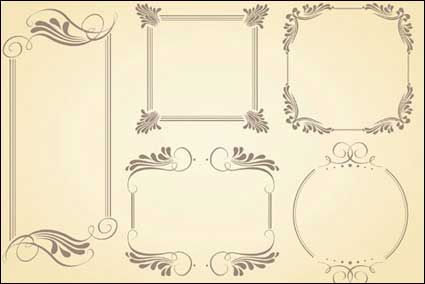 Frontires simple matriau Vector
