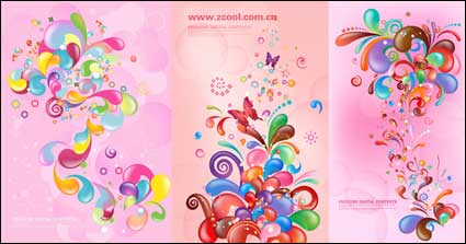 Colorful srie de cas vecteur courant - Pink (5P)