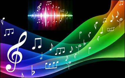 Orchestre symphonique de la musique de fond vecteur matriel