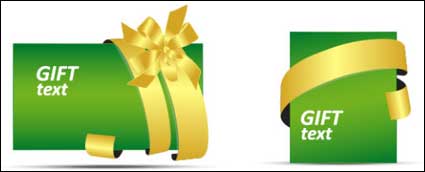 Cadeaux vecteur cartes matrielles