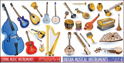 Musical icône vecteur instrument