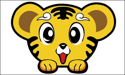 matriel Cute Little Tiger-tte