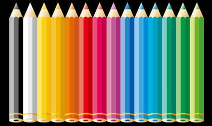 crayon de couleur Vector matriel