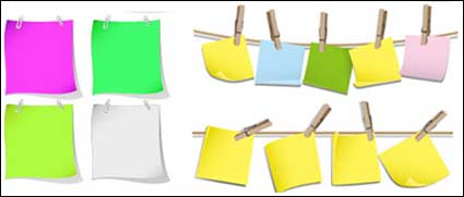 Couleur des matriaux de rebut vecteur papier