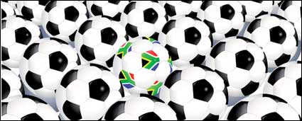 Un lot de matriels de vecteur de football