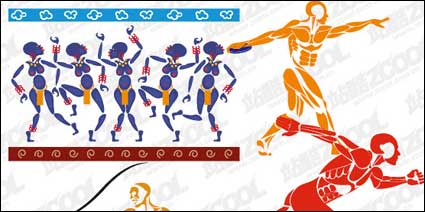 4 Les matriels de sport vecteur chiffres