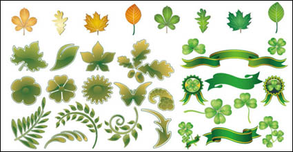 matriel Vector feuilles thme