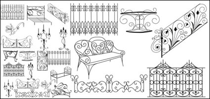 matriau mtallique et objet vectoriel