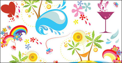 Summer Fun Motion lments du vecteur